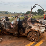 Tragédia familiar: quatro parentes morrem em colisão na BR-364